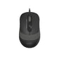 A4Tech FM10S Grey Silent Click Mouse wired USB optical mouse for laptop and PC