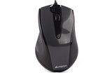 A4Tech N-500FS Silent Click Mouse Grey wired USB optical mouse for laptop and PC