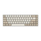 Aigo A68 Tri Mode Wireless Keyboard Non RGB Non Backlight With Yellow Premium Switches Hot Swapable Circuit - dynsol