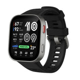 Amazfit Bip Max Smartwatch with 2.07-inch AMOLED display, built-in GPS, black strap and premium fitness tracking features