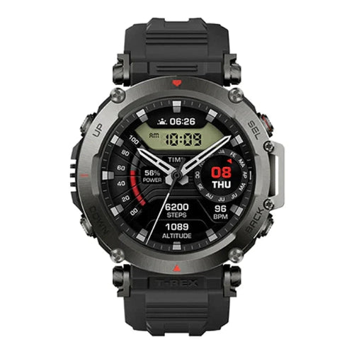 Amazfit T-Rex Ultra rugged GPS smartwatch with AMOLED display and outdoor sports design