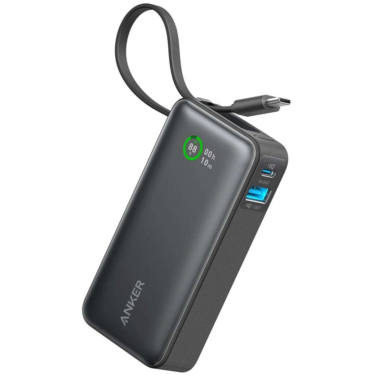 Anker Nano A1259 Power Bank (30W, Built-In USB-C Cable)