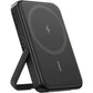 Anker MagGo A1618 5000mAh magnetic wireless power bank with 7.5W charging, compact stand design, USB-C support, and portable backup power.