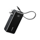 Anker PowerBank 10000mAh Fusion 30W A1637 portable fast charging power bank with built-in USB-C cable for iPhone, Android, and USB-C devices in Pakistan.
