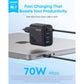 Anker Zolo A121C foldable 70W charger for phones tablets laptops and travel
