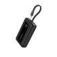 Anker Zolo PowerBank 10000mAh 30W A1688 in black with built-in USB-C cable, fast charging support, and compact portable design for iPhone, Android, and USB-C devices.