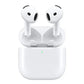 Apple AirPods 4 white wireless earbuds with USB-C charging case and open-ear design