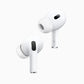 Apple AirPods Pro 2 white wireless earbuds with silicone ear tips