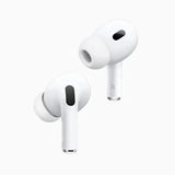 Apple AirPods Pro 2 white wireless earbuds with silicone ear tips