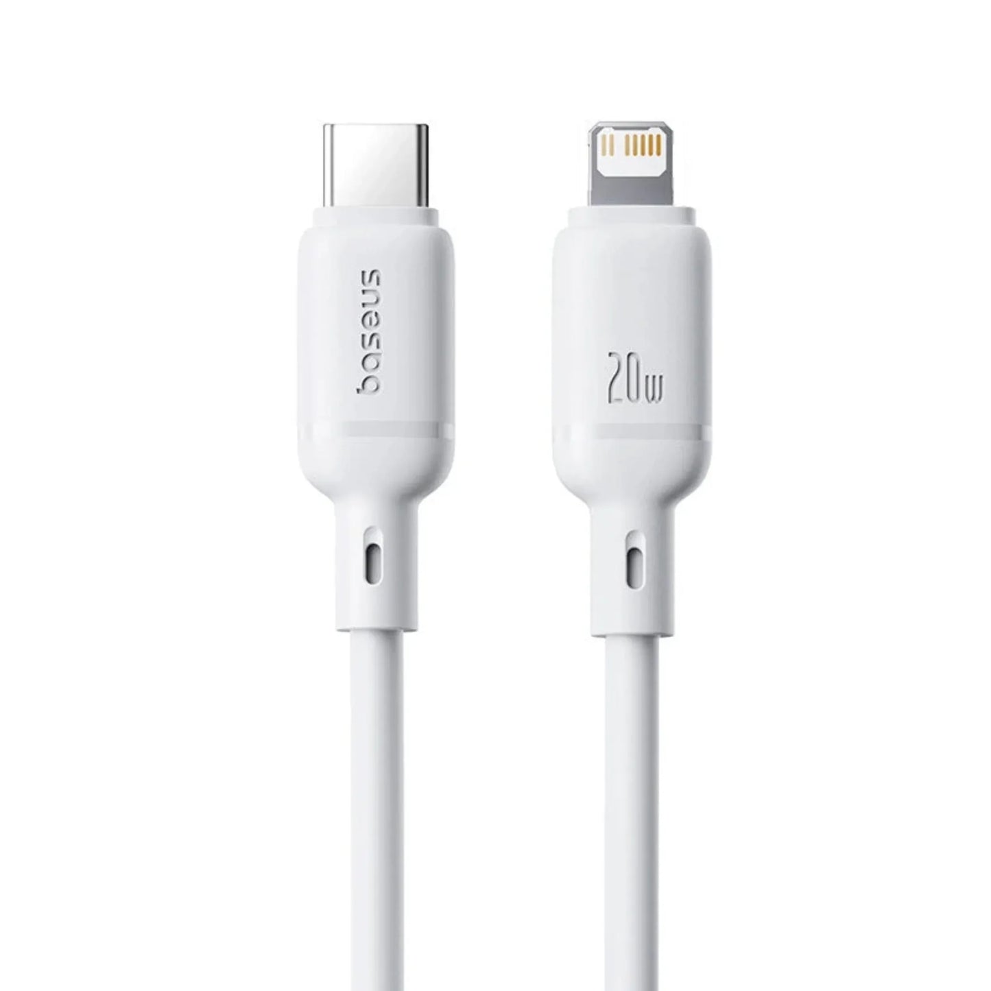 BASEUS Silky Series Fast Charging Cable Type-C to iP – 20W (1M / 2M) - dynsol