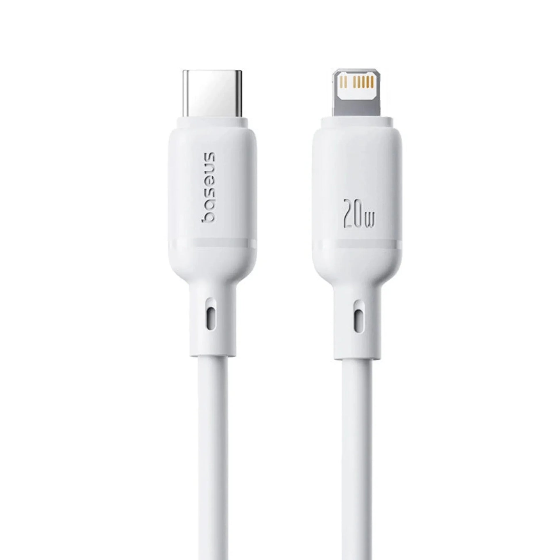 BASEUS Silky Series Fast Charging Cable Type-C to iP – 20W (1M / 2M) - dynsol