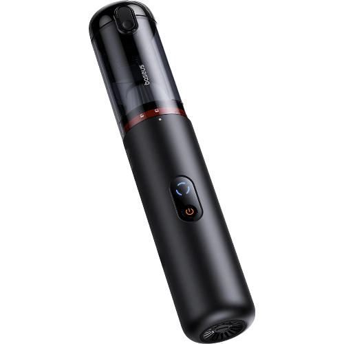 Baseus A5 Car Vacuum Cleaner 16000Pa Cluster Black with powerful cordless suction, portable handheld design and efficient car interior cleaning performance.