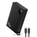 Baseus Adaman 24000mAh 140W Fast Charge Power Bank with digital display and dual USB-C output cables