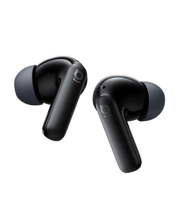 Baseus Bass BP1 NC black true wireless in-ear earbuds close up floating view
