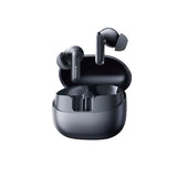 Baseus Bass BP1 Pro in-ear true wireless earbuds in black with charging case, top view