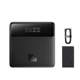 Baseus Blade HD Edition 20000mAh 100W Fast Charging Power Bank with digital display, USB-C cable, and portable design