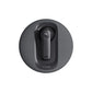 Baseus C-Mic CM10 black smart wireless earphone docked in charging base top front view