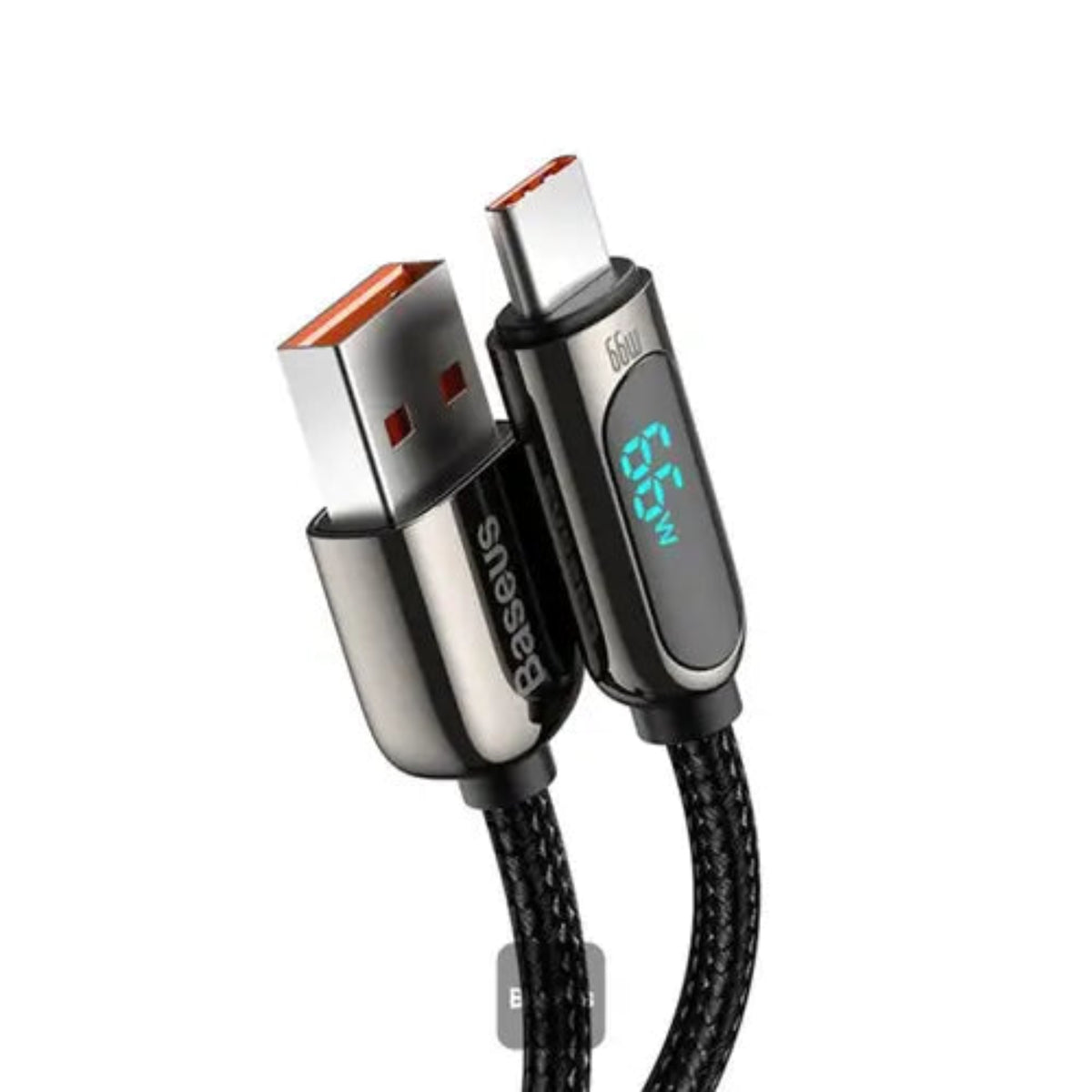 BASEUS Display Fast Charging Data Cable USB to Type-C – 66W (1M / 2M)