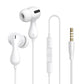 Baseus Encok HZ20 Wired Earphones Moon White with Built in Microphone