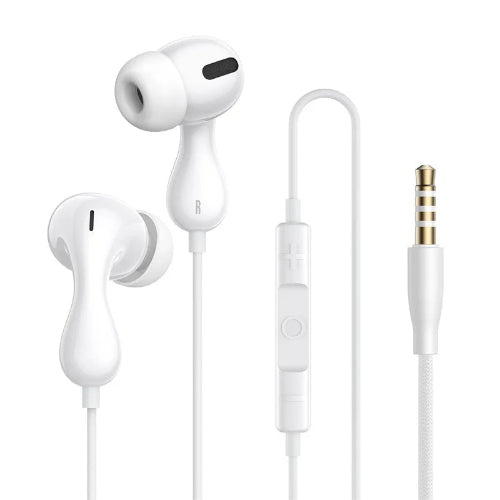 Baseus Encok HZ20 Wired Earphones Moon White with Built in Microphone