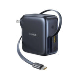 Baseus EnerCore CJ11 67W Fast Charger with Retractable USB C Cable