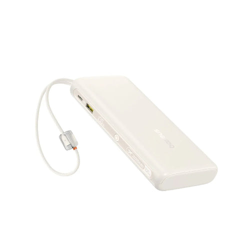 Baseus EnerFill FC41 20000mAh 100W Digital Display Power Bank with Dual Built-in USB-C Cables