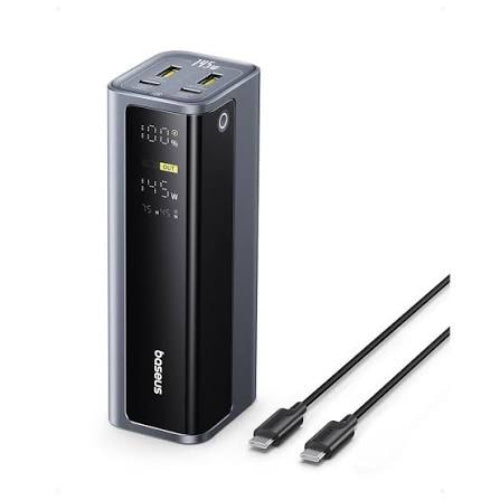 Baseus EnerGeek GP12 145W Power Bank Front View with Digital Display