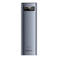 Baseus FlyJoy Series SSD Enclosure Space Grey for M.2 NVMe and SATA SSDs with 10Gbps data transfer and aluminum alloy body
