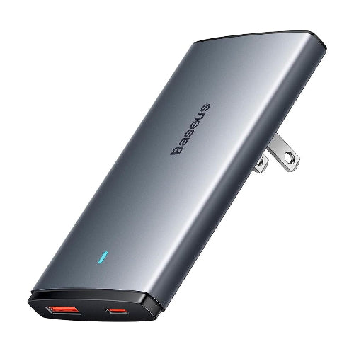 Baseus GaN5 Pro Ultra Slim Fast Charger C+U 65W Gray With Cable