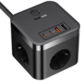 Baseus PowerCombo Cube Powerstrip 3AC+2U+2C 30W