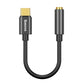 Baseus L54 Type-C Male to 3.5mm Female Audio Adapter Black with DAC 24-bit 48kHz support for wired headphones and AUX cables