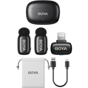 BOYA mini 15 Dual Wireless Microphone Lightning