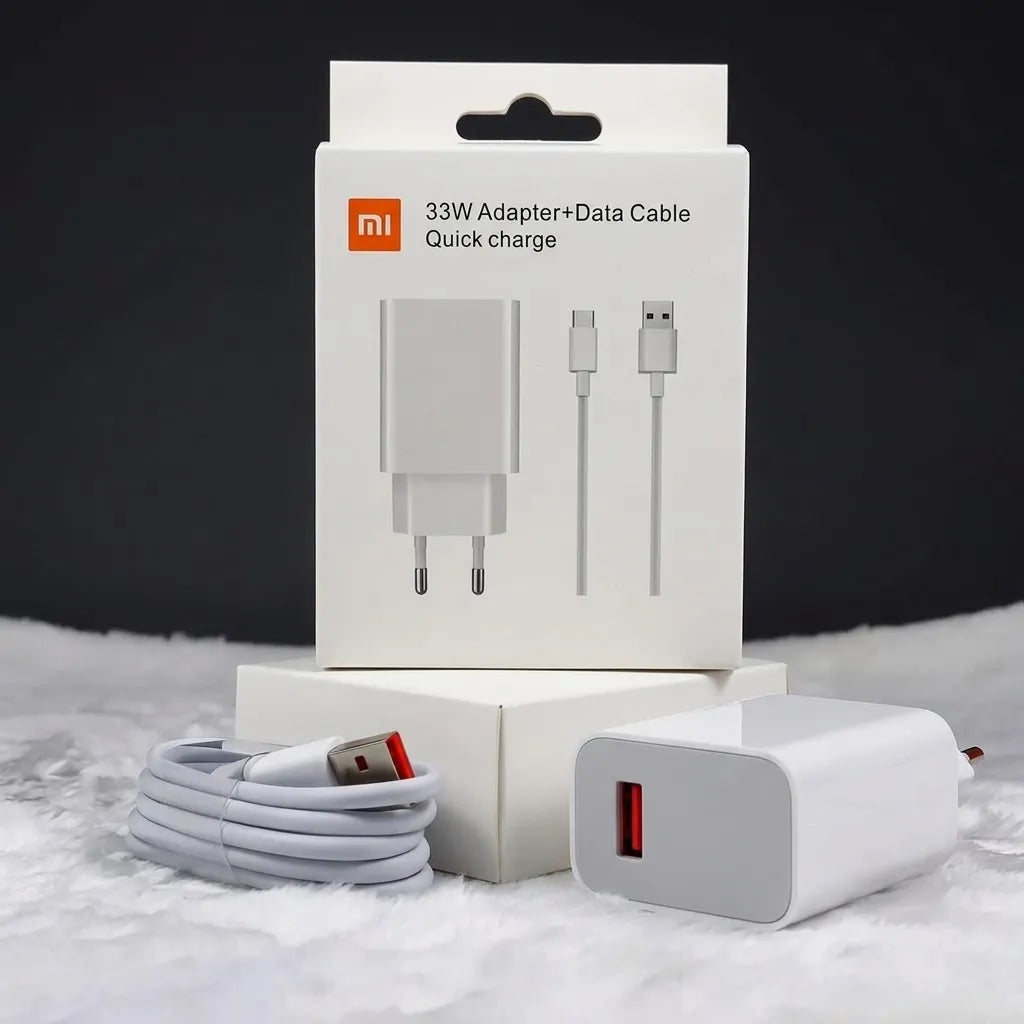 Faster V33 QC 33W Home Charger Type-C – 33W Rated Charging, USB-C Device Support