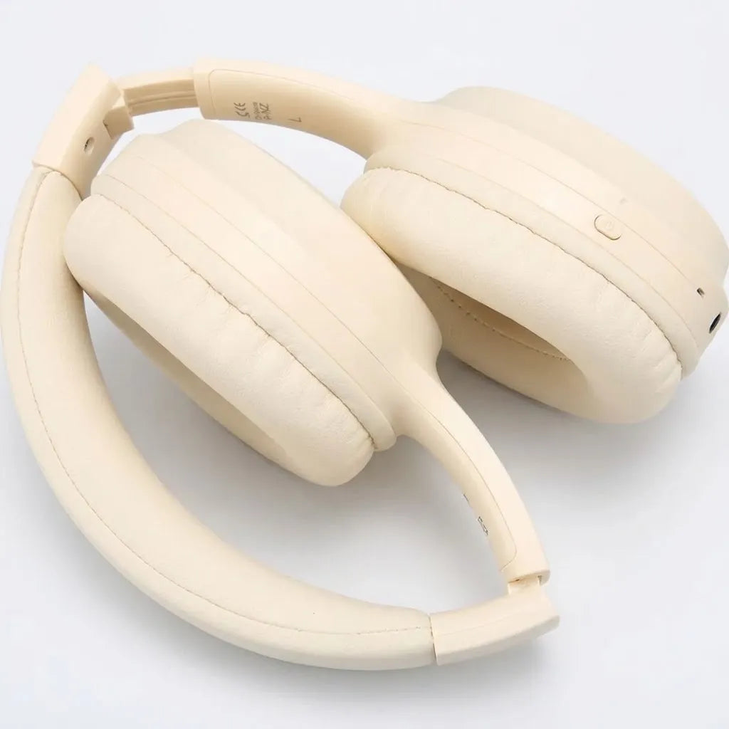 Faster S5 HD Headphones – Bluetooth Listening, Over-Ear Design, Beige Finish
