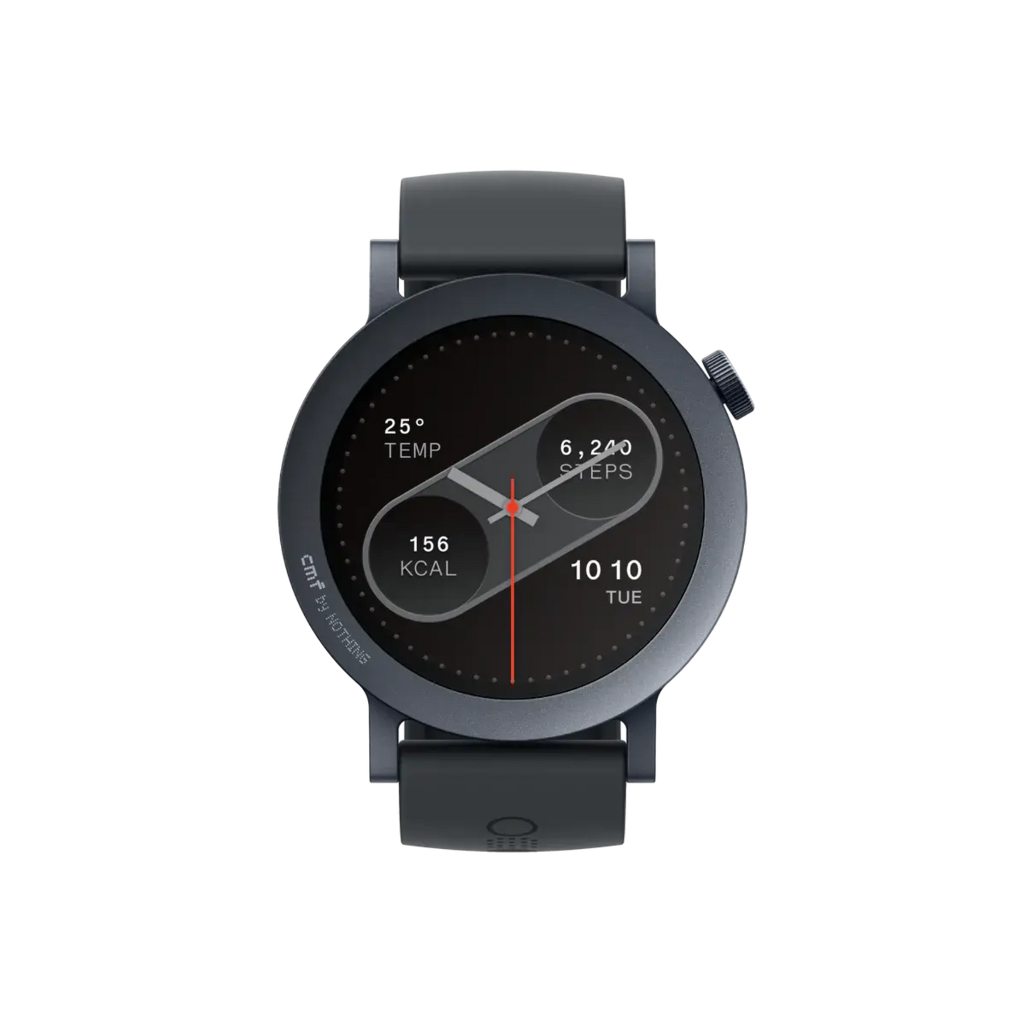  CMF Watch Pro 2 smartwatch black strap round display with fitness monitor heart rate tracking and sleek modern look
