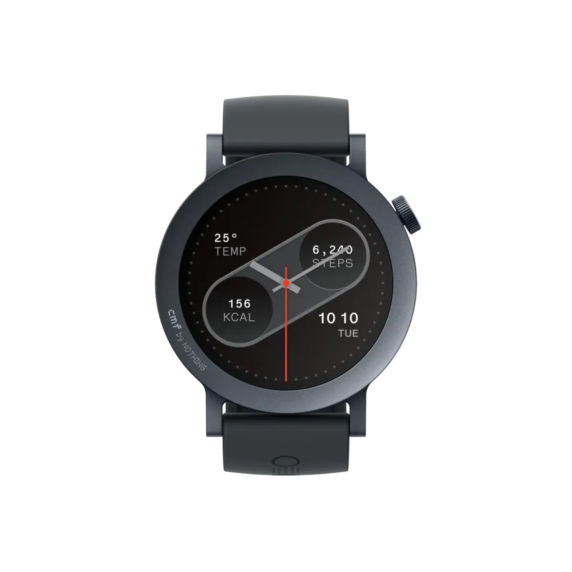  CMF Watch Pro 2 smartwatch black strap round display with fitness monitor heart rate tracking and sleek modern look