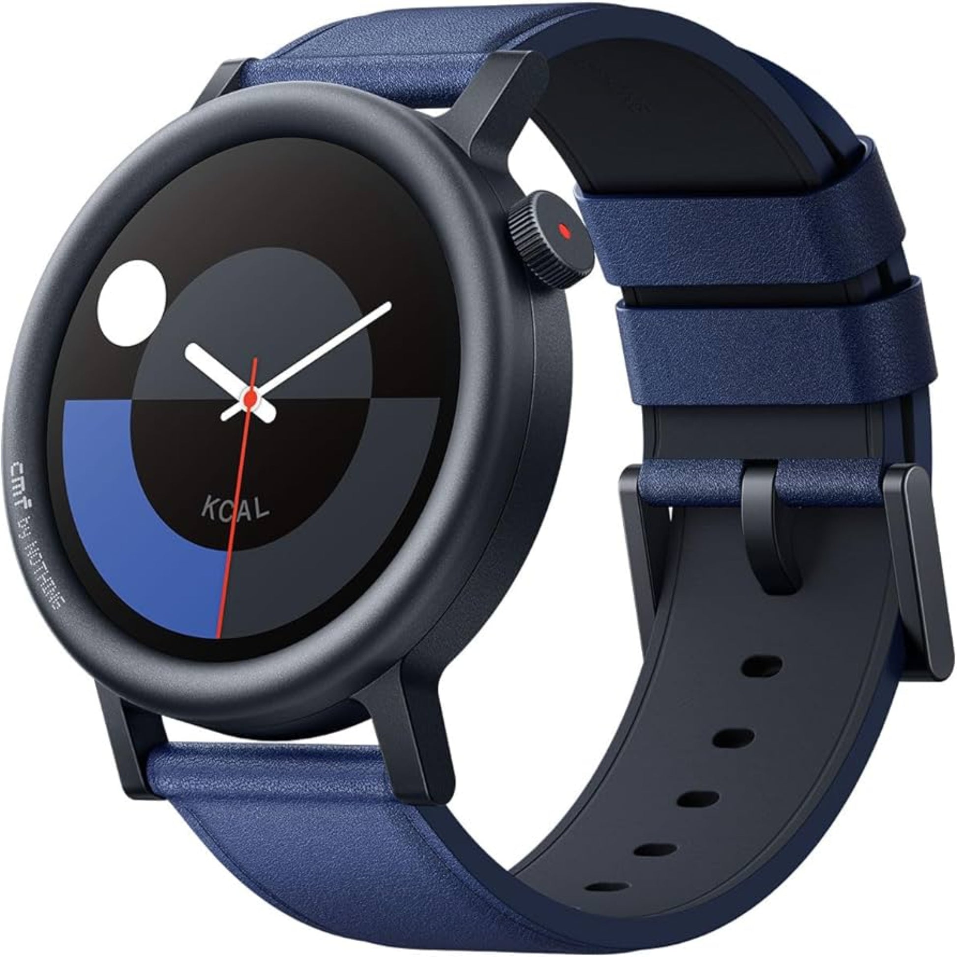 CMF Watch Pro 2 smartwatch blue strap round dial showing smart notifications fitness tracking and premium build quality