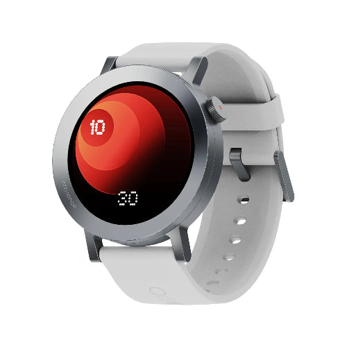  CMF Watch Pro 2 Smartwatch with gray strap and vibrant AMOLED display showing time and activity metrics, designed for fitness and daily use.