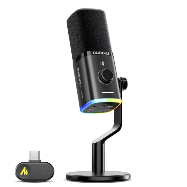 MAONO PD100W USB-C Microphone – Wireless & Wired with Noise Reduction Price in Pakistan