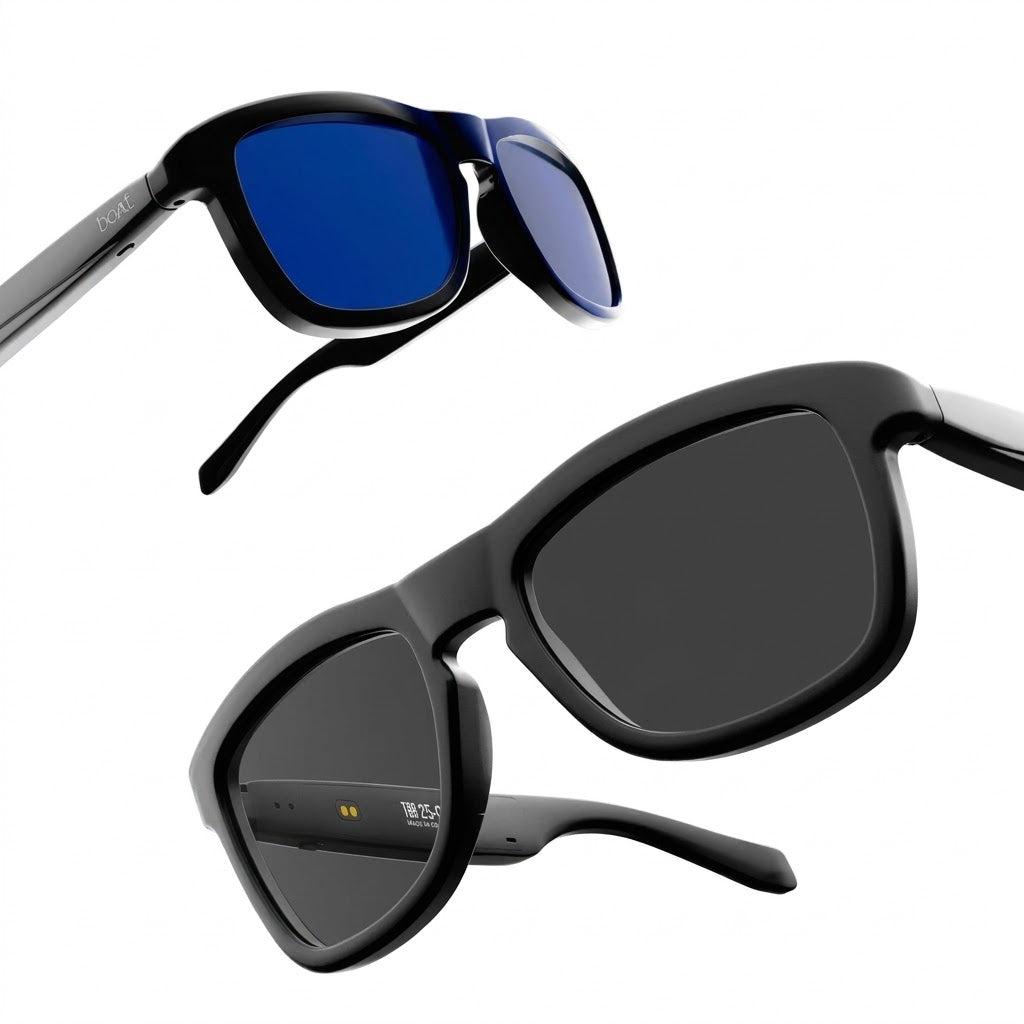 Faster Neo Smart Glasses – Open-Ear Audio, Dual Microphones, Up to 5-Hour Playback