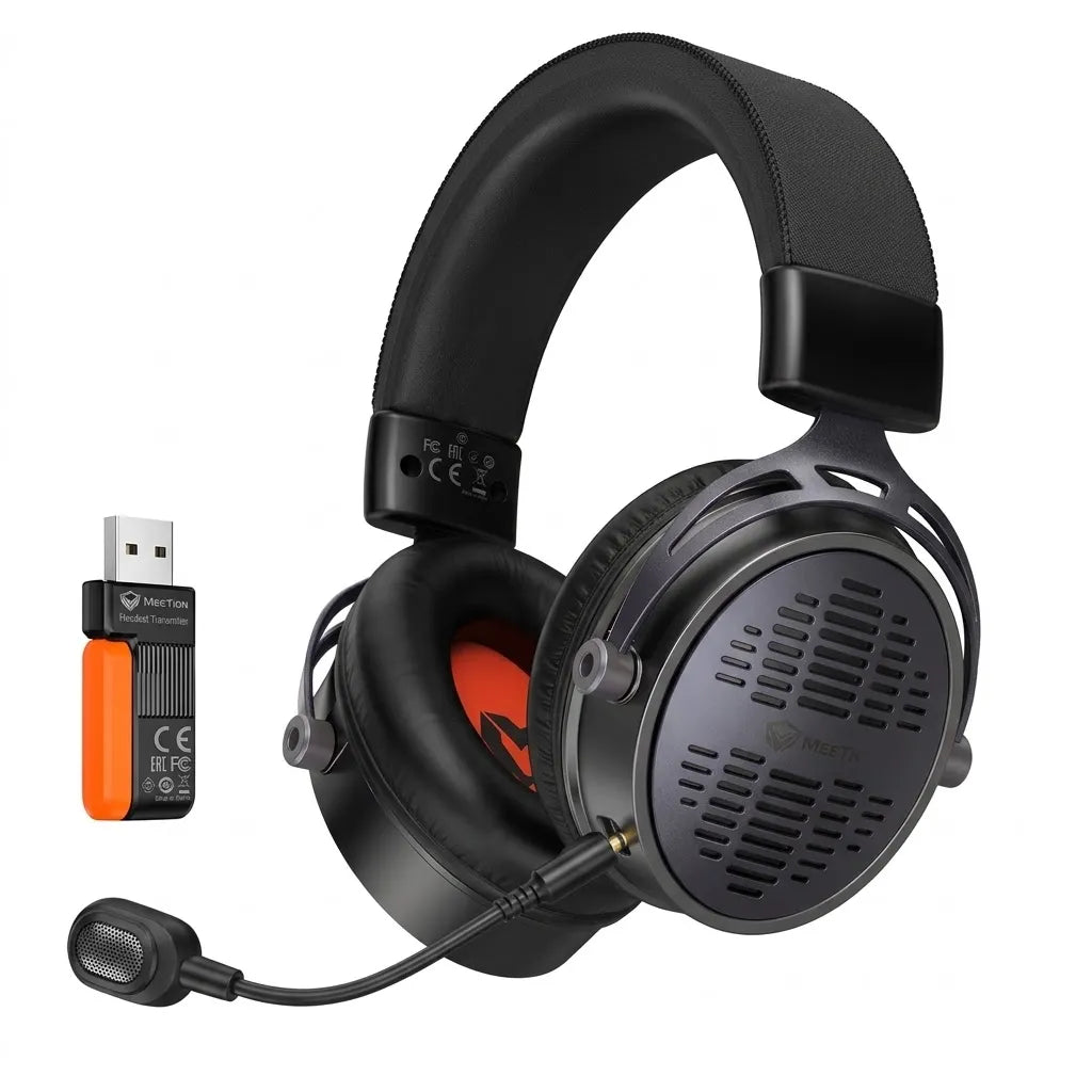 MEETION MT-BTH013 Gaming Headset – 50mm drivers, Detachable microphone