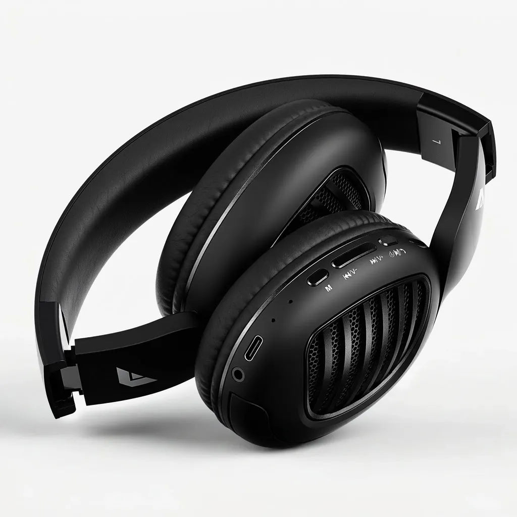 Faster New S4 HD Headphones – Wireless Audio, AUX Support, Foldable Design