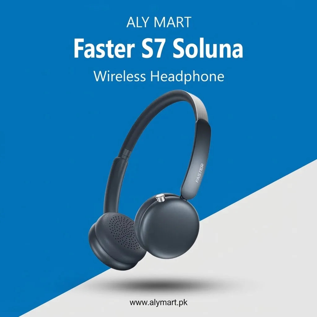 Faster S7 Soluna ANC Headphones – ANC, Bluetooth 5.4, Up to 43H Playback