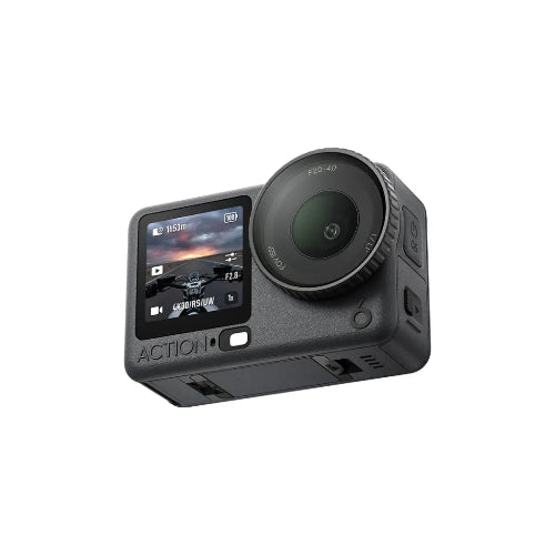 DJI Osmo Action 6 8K action camera with dual OLED screens and variable aperture