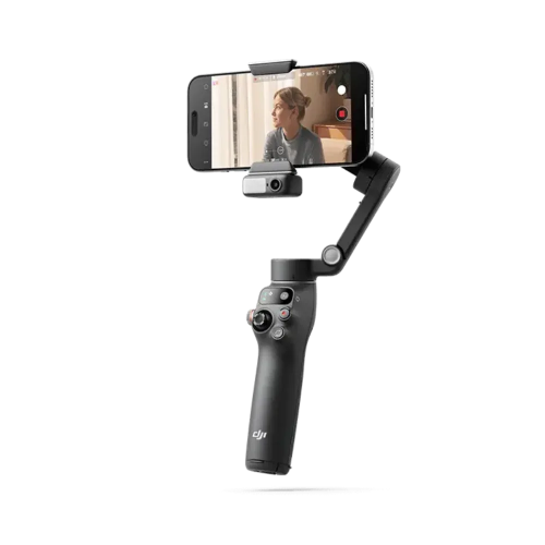 DJI Osmo Mobile 8 smartphone gimbal stabilizer with ActiveTrack 8.0 and built-in tripod