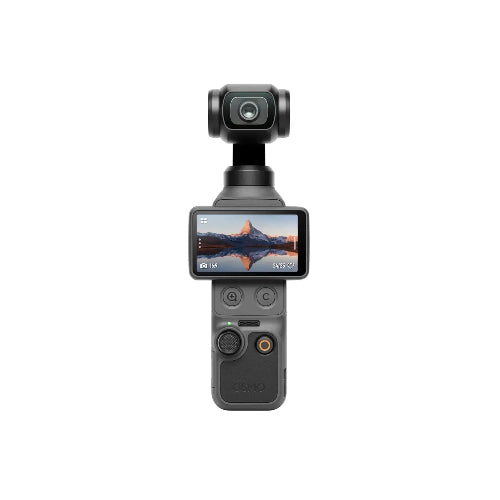 DJI Osmo Pocket 4 handheld gimbal camera with rotatable touchscreen