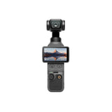 DJI Osmo Pocket 4 handheld gimbal camera with rotatable touchscreen