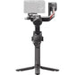 DJI RS 4 handheld gimbal front view with vertical camera support for content creators.