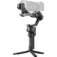 DJI RS 4 professional camera stabilizer side view for cinematic video shooting