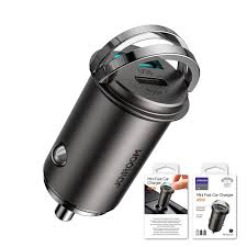 Joyroom C-A35 45W Mini 2-port ring-pull fast car charger